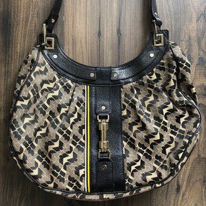 L.A.M.B. GWEN STEFANI SIGNATURE BLACK/TAN PURSE